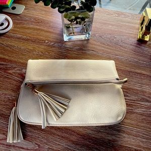 Clutch to Crossbody bag